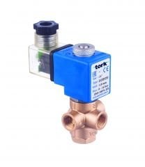 S1018 SERİSİ TORK GENEL MAKSAT NORMALDE KAPALI GÖVDEDEN 3 YOLLU 0-16 BAR SOLENOİD VALFLER